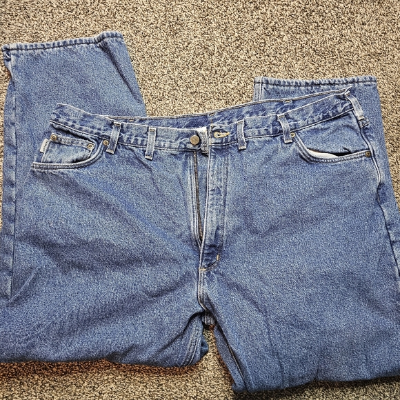 Men's Lined Carhartt Jeans sz 46x30 - Picture 2 of 4